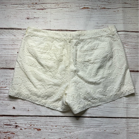 NWT Madewell Thompson Shorts in in Soft Embroidery Ivory Sz 8 - Picture 6 of 11